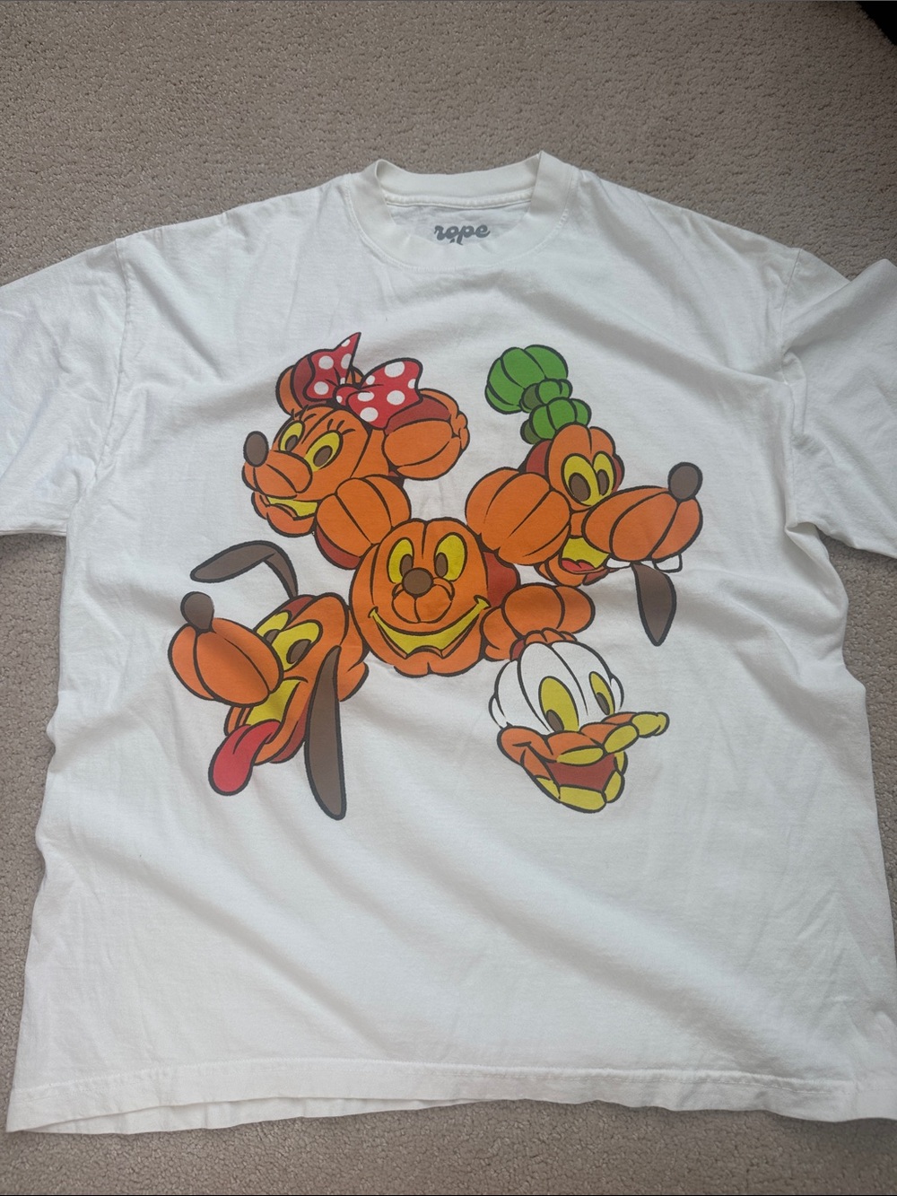 Rope Drop Threads Pumpkin Tee